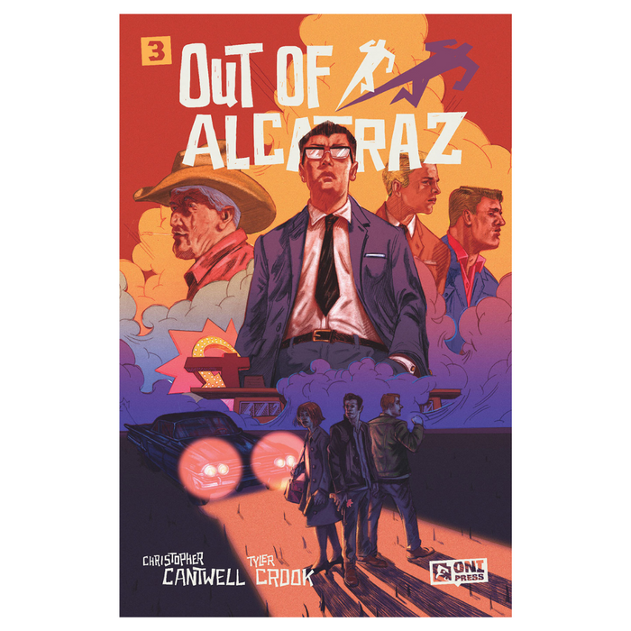 Out of Alcatraz #3 – Cover B Variant – Oliver Dominguez – (2025 Oni Press) – Prestige Crime Series