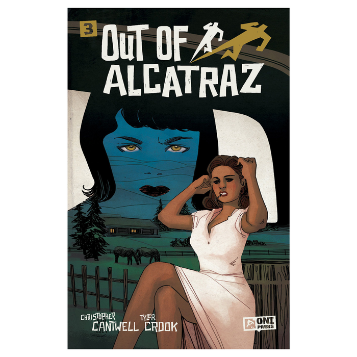 Out of Alcatraz #3 – Cover D Incentive Dani Strips Variant – 1:20 – (2025 Oni Press) – Crime Series High-Ratio Cover