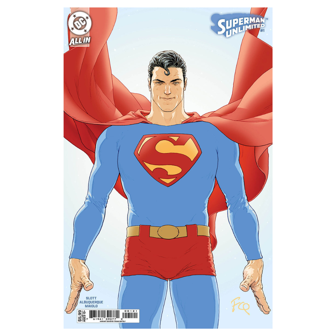 Superman Unlimited #1 – Cover B Variant – Frank Quitely Card Stock – (2025 DC Comics)