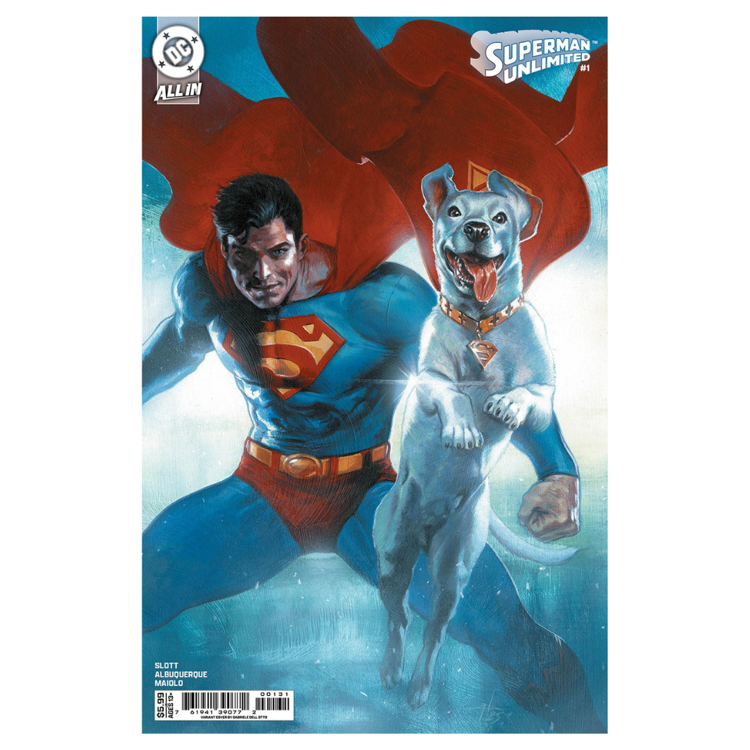 Superman Unlimited #1 – Cover C Variant – Gabriele Dell’Otto Card Stock – (2025 DC Comics)