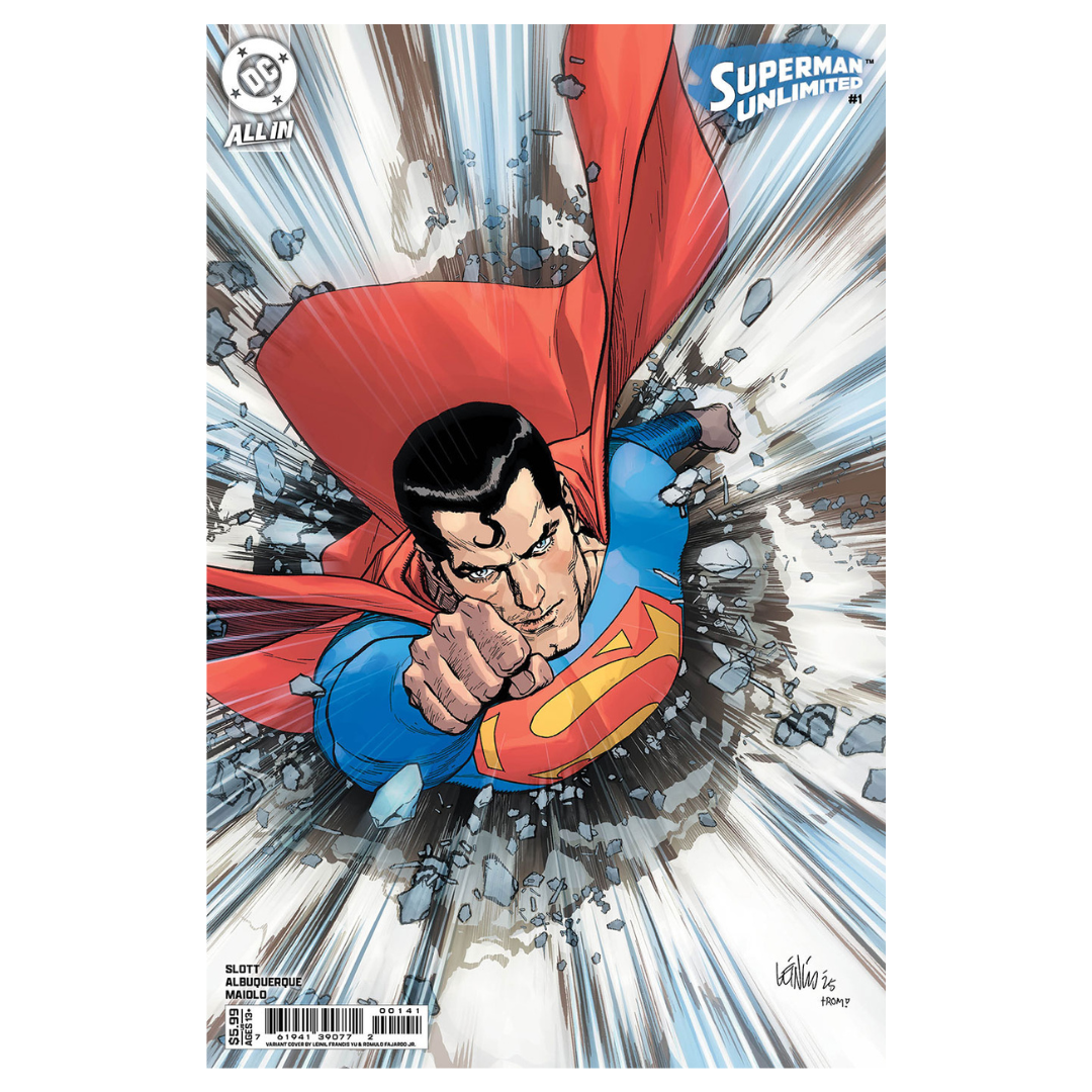 Superman Unlimited #1 – Cover D Variant – Leinil Francis Yu Card Stock – (2025 DC Comics)