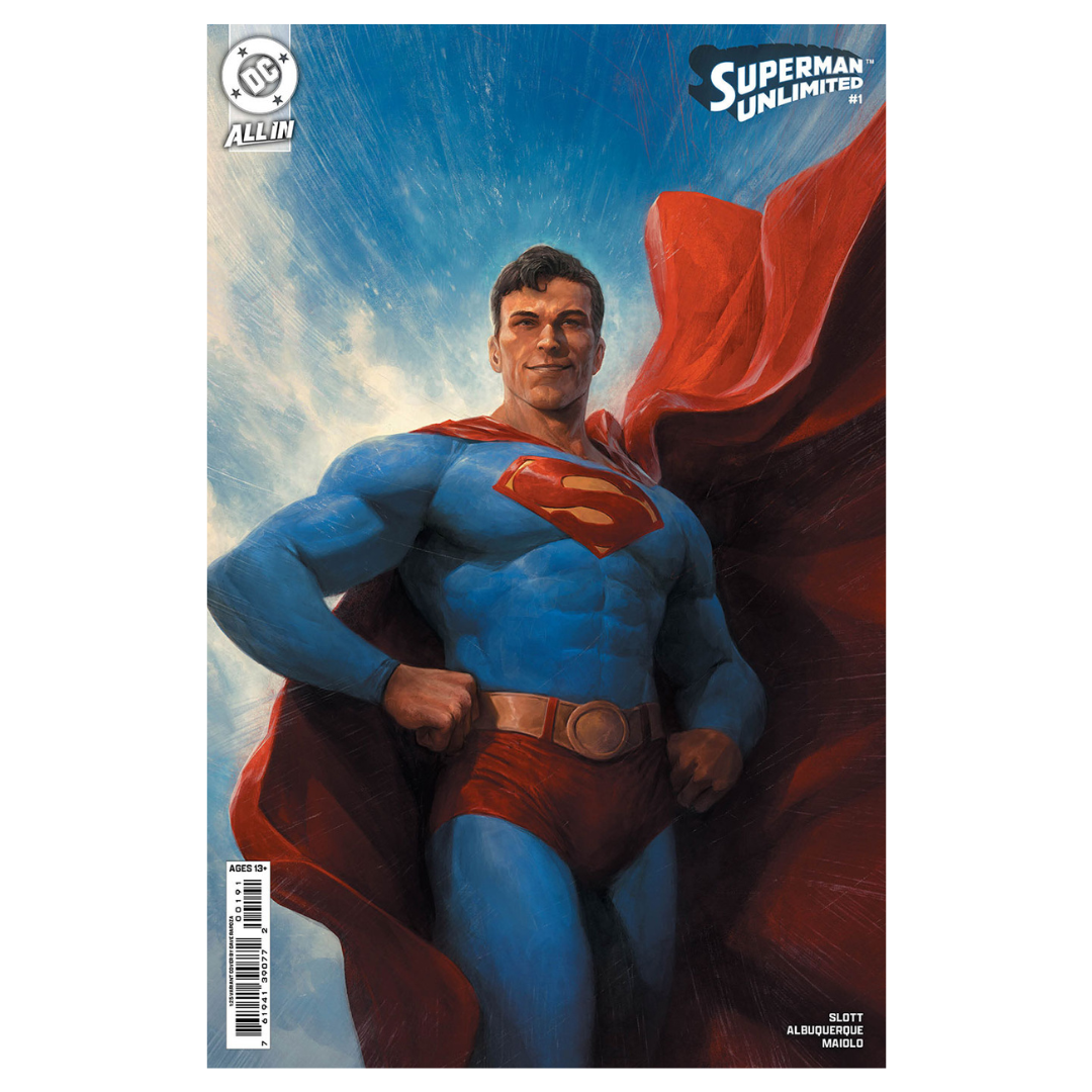 Superman Unlimited #1 – Cover J Incentive Variant – Dave Rapoza 1:25 Card Stock – (2025 DC Comics)