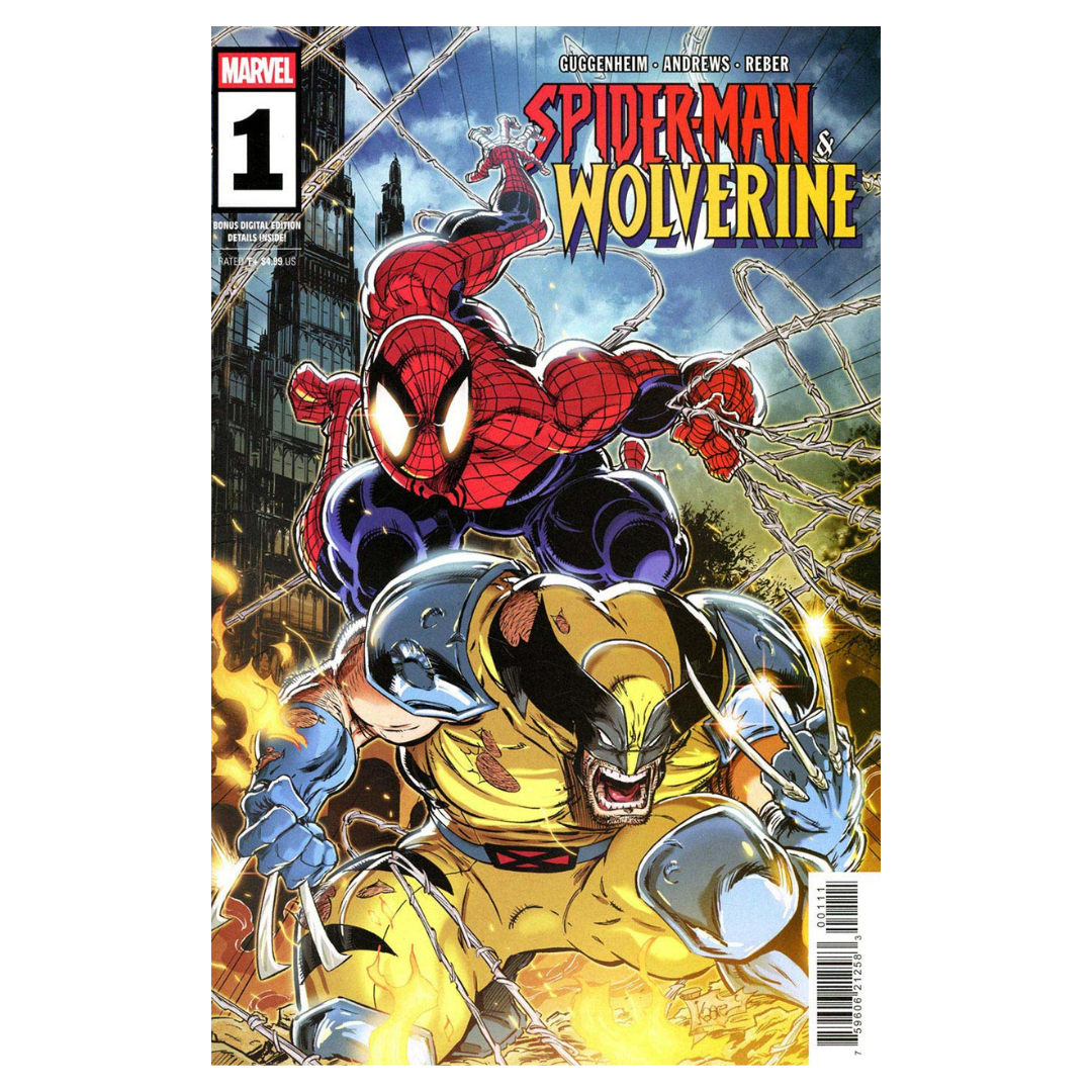 Spider-Man & Wolverine #1 – Cover A Regular Kaare Andrews (2025 Marvel Comics)