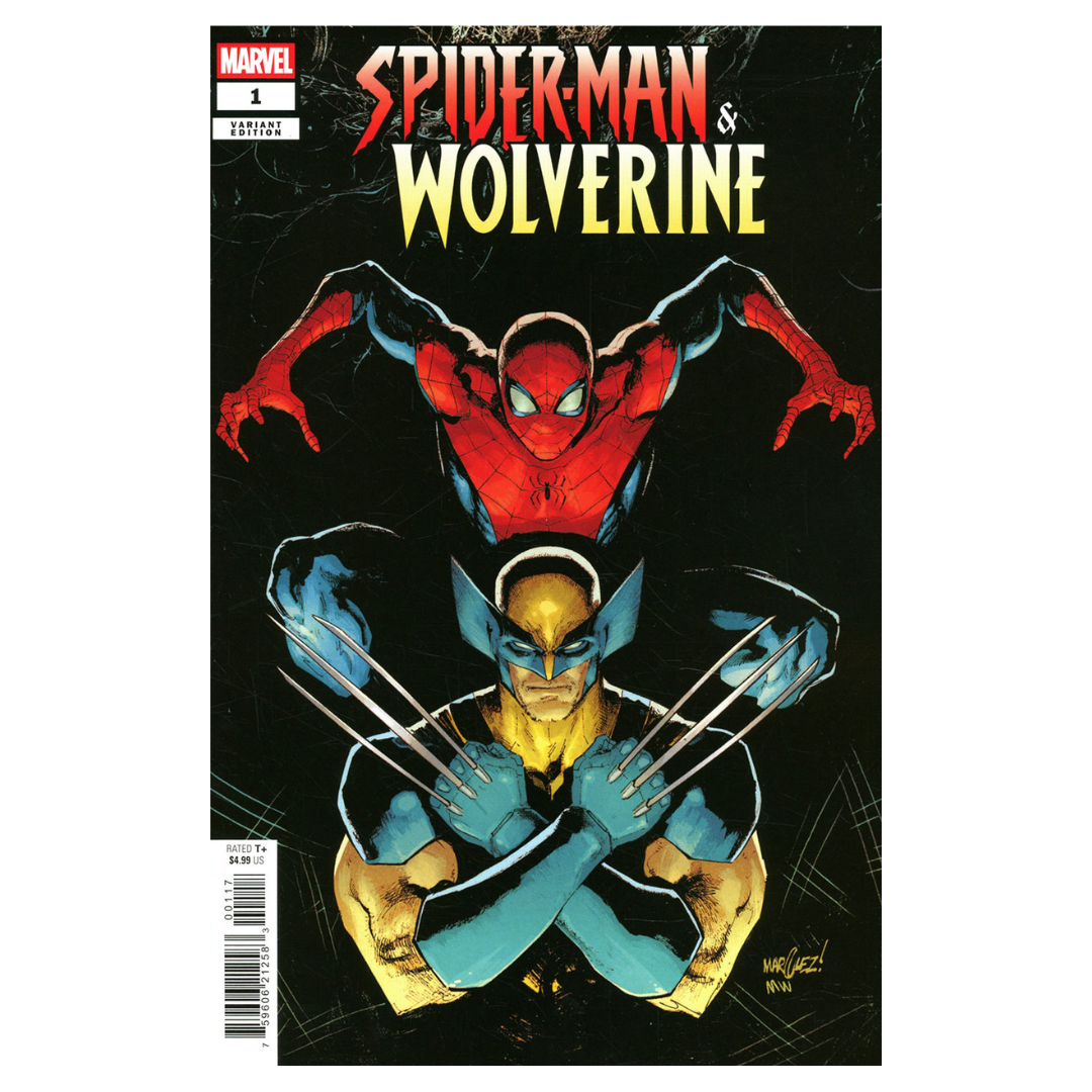 Spider-Man & Wolverine #1 – 1:25 Incentive Variant David Marquez (2025 Marvel Comics)
