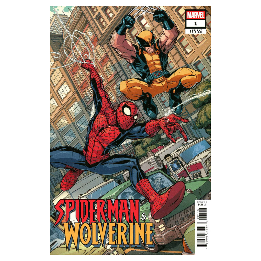 Spider-Man & Wolverine #1 – 1:50 Incentive Hidden Gem Variant Nick Bradshaw (2025 Marvel Comics)