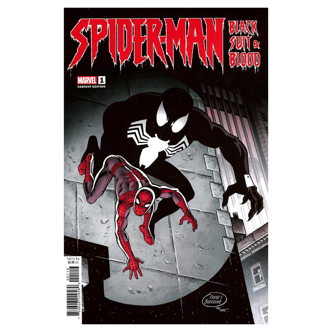 Spider-Man: Black Suit & Blood #1 – 1:25 Incentive Variant Ron Frenz (2024 Marvel Comics)