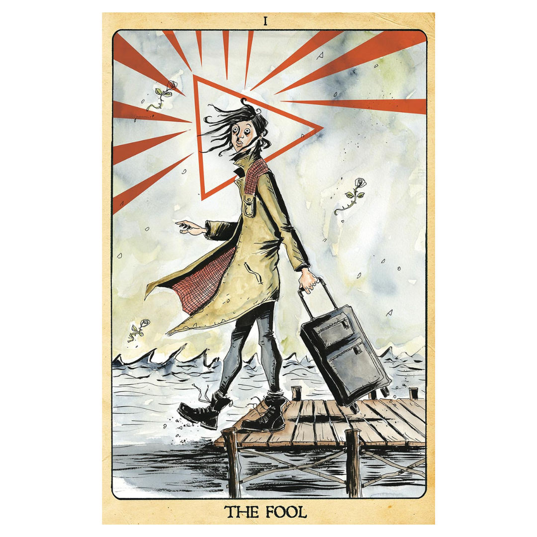 Minor Arcana #1 – 1:10 Incentive Variant Jeff Lemire “The Fool” Tarot Card (2024 BOOM! Studios)