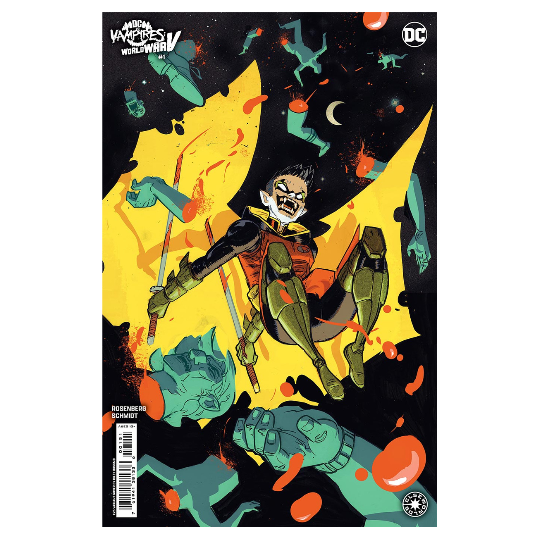 DC vs. Vampires: World War V #1 – 1:25 Incentive Riley Rossmo Variant (2024 DC Comics)