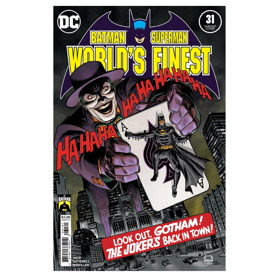 Batman Superman: World’s Finest #31 – Dave Johnson Batman 85th Anniversary Variant Cover (2024 DC Comics)