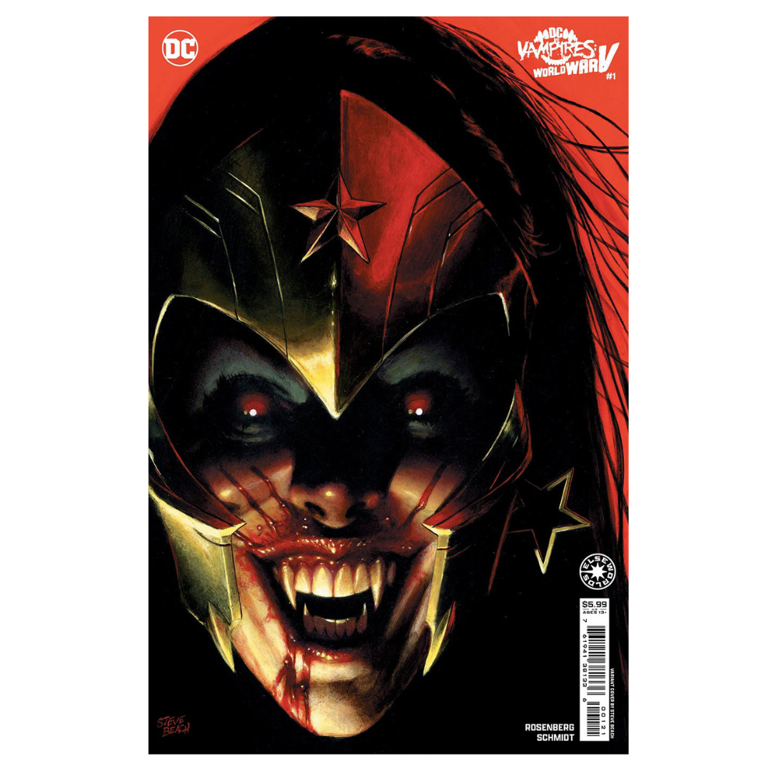 DC vs. Vampires: World War V #1 – Steve Beach Variant Cover (2024 DC Comics)