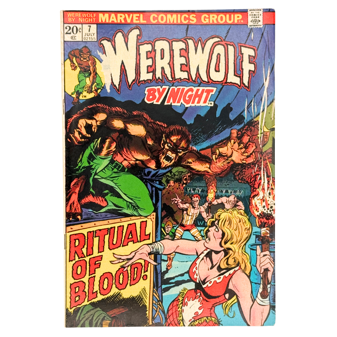 Werewolf by Night (1972 1st Series) #7 – VG (4.0) – "Ritual of Blood!" – (1973 Marvel Comics) – Horror Classic!