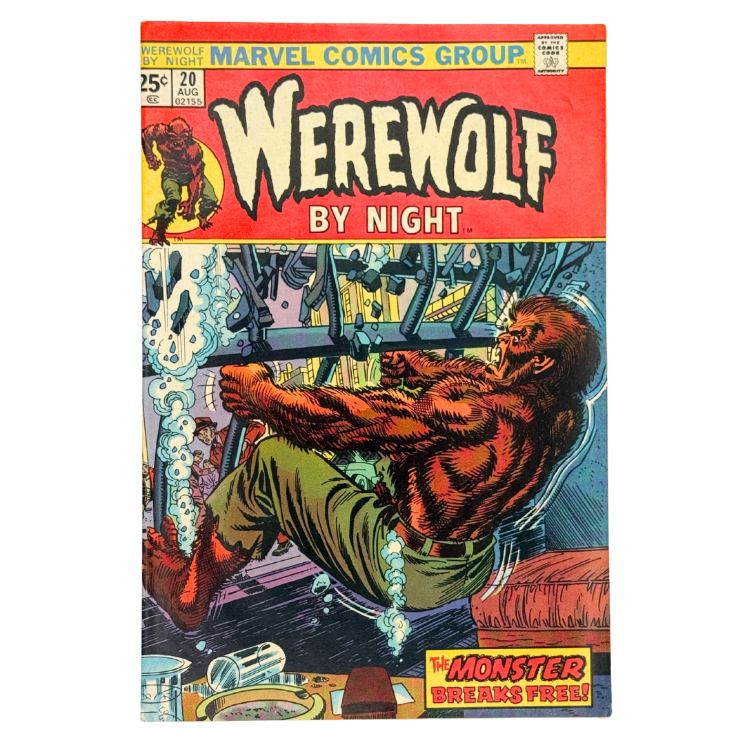 Werewolf by Night (1972 1st Series) #20 – VG/FN (4.5-5.5) – "Eye Of The Wolf!" – (1974 Marvel Comics) – Horror Classic!