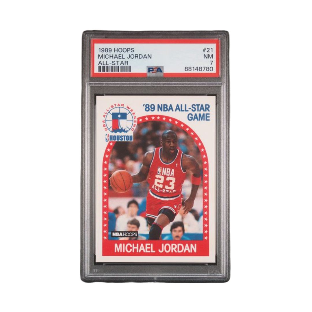 1989 Hoops Michael Jordan All-Star #21 – PSA 7
