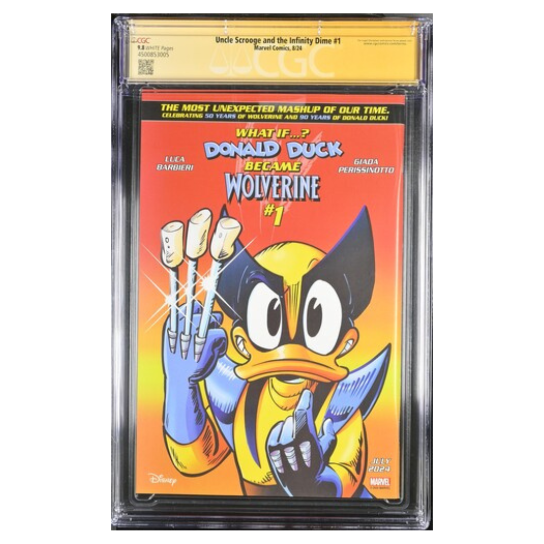 Uncle Scrooge and the Infinity Dime #1 – CGC 9.8 Signature Series (Signed by Alex Ross)