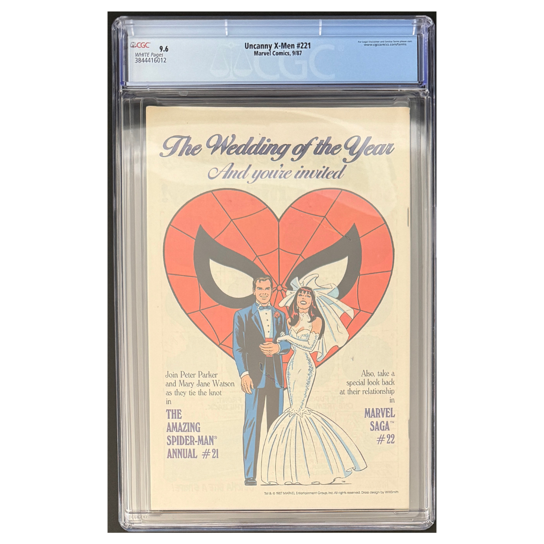 Uncanny X-Men #221 (Newsstand Edition) – CGC 9.6 (1st Appearance of Mister Sinister)