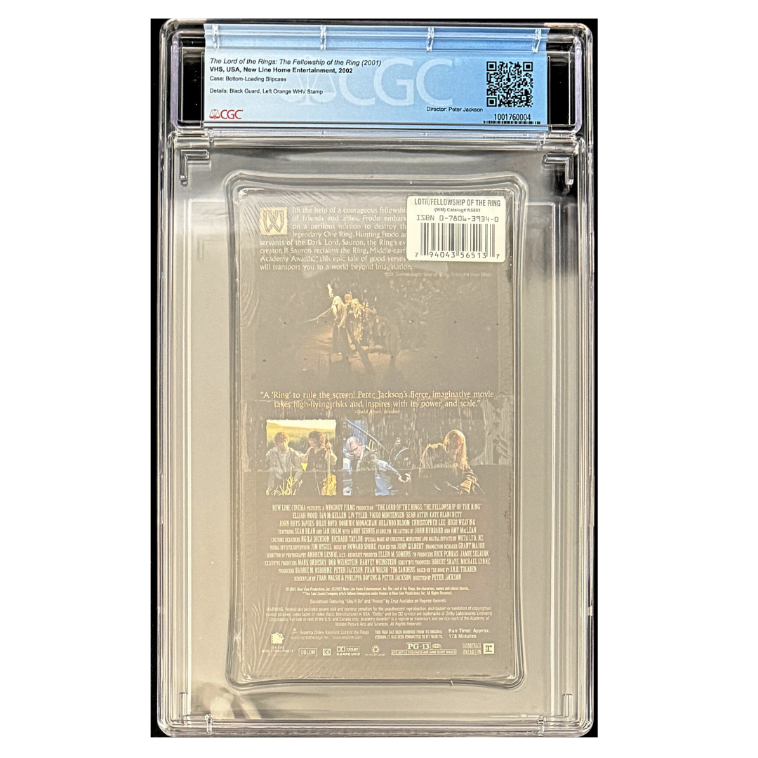 The Lord of the Rings: The Fellowship of the Ring (2002) – Sealed VHS – BL Slipcase Variant – A Seal