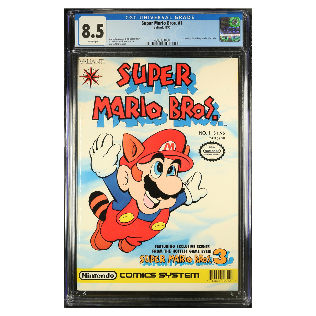 1990 Super Mario Bros. #1 – CGC 8.5 (Valiant / Nintendo)