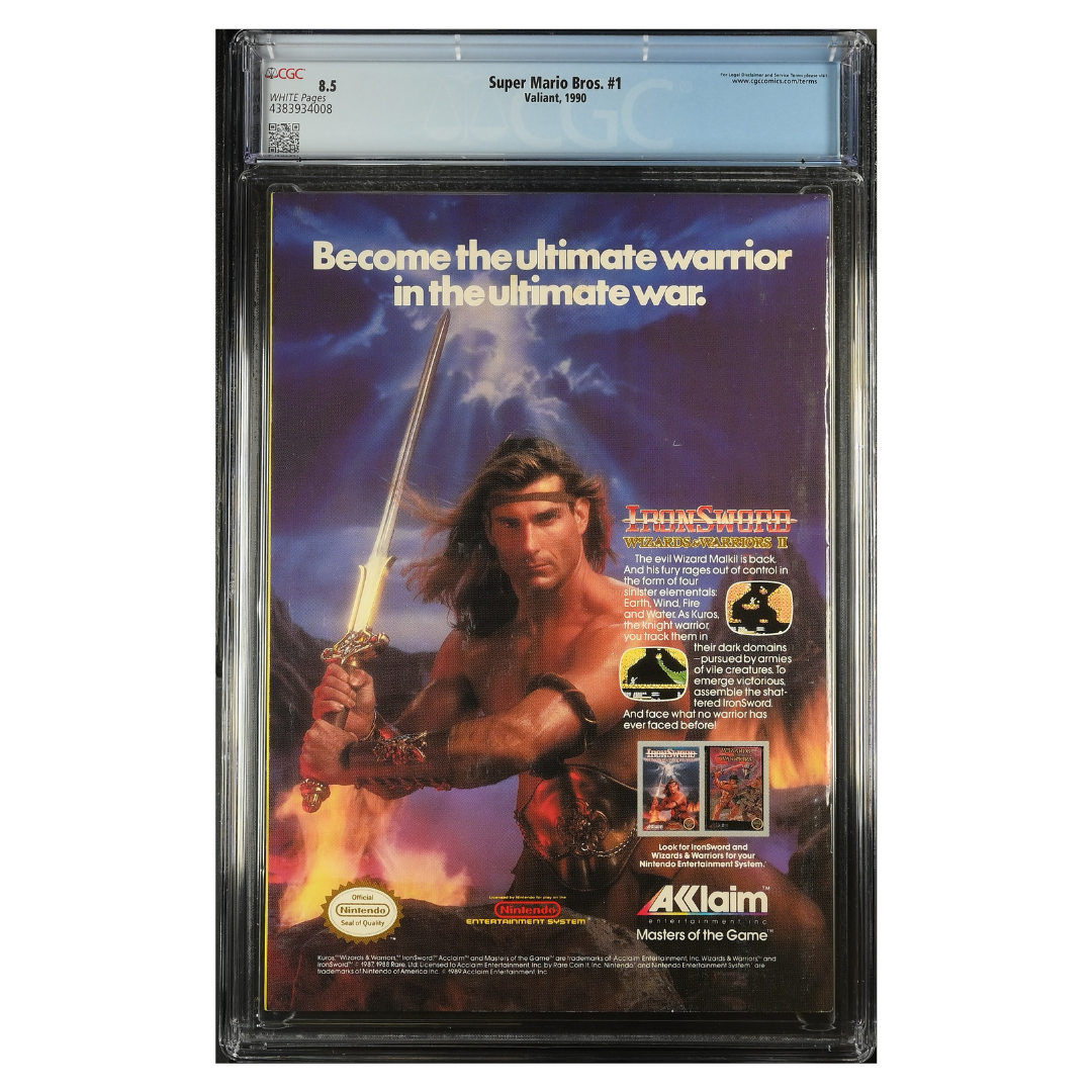 1990 Super Mario Bros. #1 – CGC 8.5 (Valiant / Nintendo)