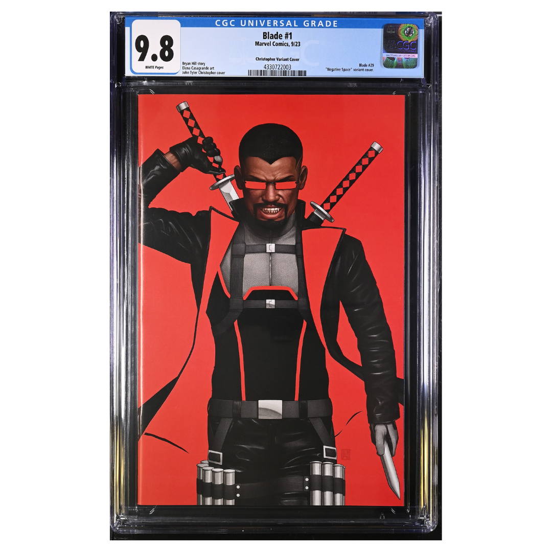 Blade #1 – Christopher Negative Space Variant – CGC 9.8 (2023, Marvel Comics)