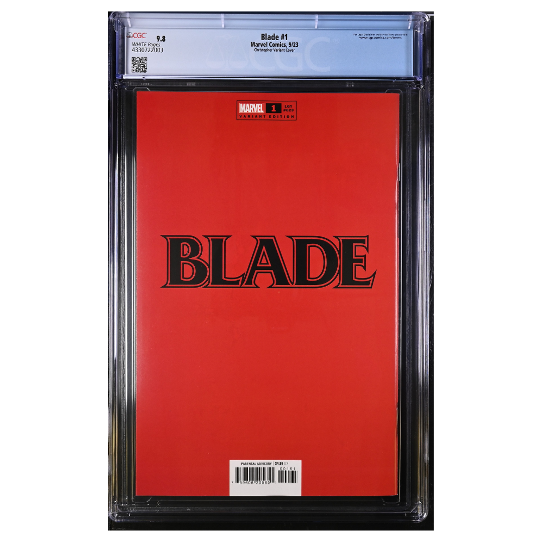 Blade #1 – Christopher Negative Space Variant – CGC 9.8 (2023, Marvel Comics)