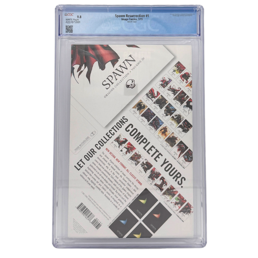 Spawn Resurrection #1 (2015) – Sketch Variant – CGC 9.8