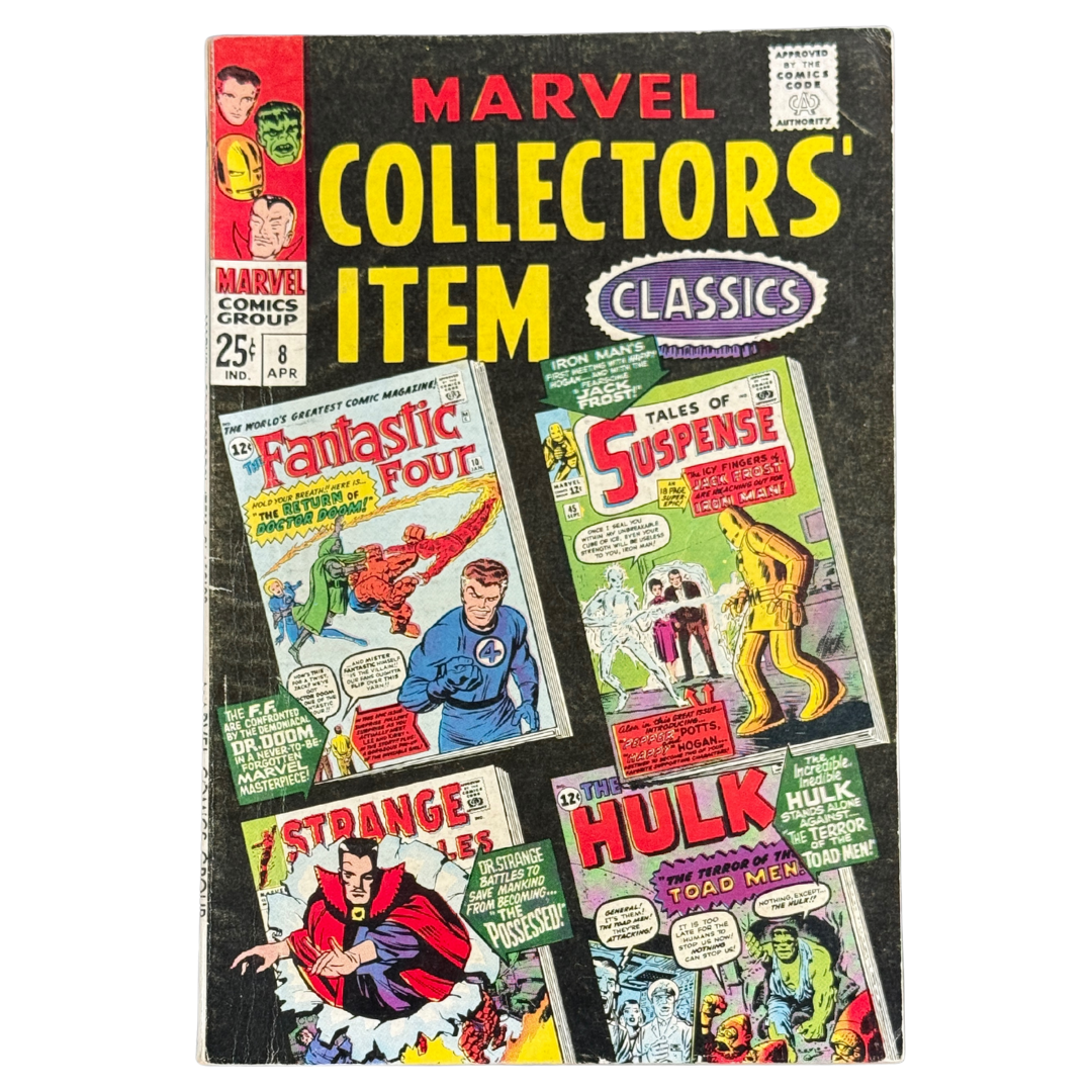 Marvel Collectors’ Item Classics #8 – Silver Age Marvel Reprint Showcase – VG/FN – 1967 (Marvel Comics)