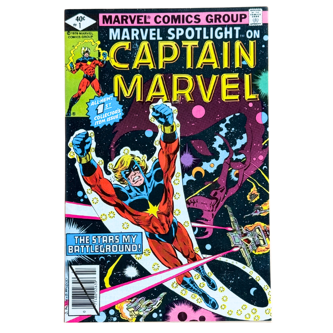 Marvel Spotlight #1 – Captain Marvel / Return to Titan Part 1 – VF/NM – 1979 (Marvel Comics)