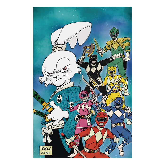 Mighty Morphin Power Rangers Usagi Yojimbo #1 – NM – Foil Cover – 2024 (Boom Studios)
