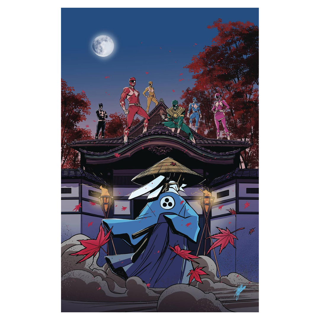Mighty Morphin Power Rangers / Usagi Yojimbo #1 – Takeshi Miyazawa Virgin Variant (1:15 Incentive) – NM – 2024 (BOOM! Studios)