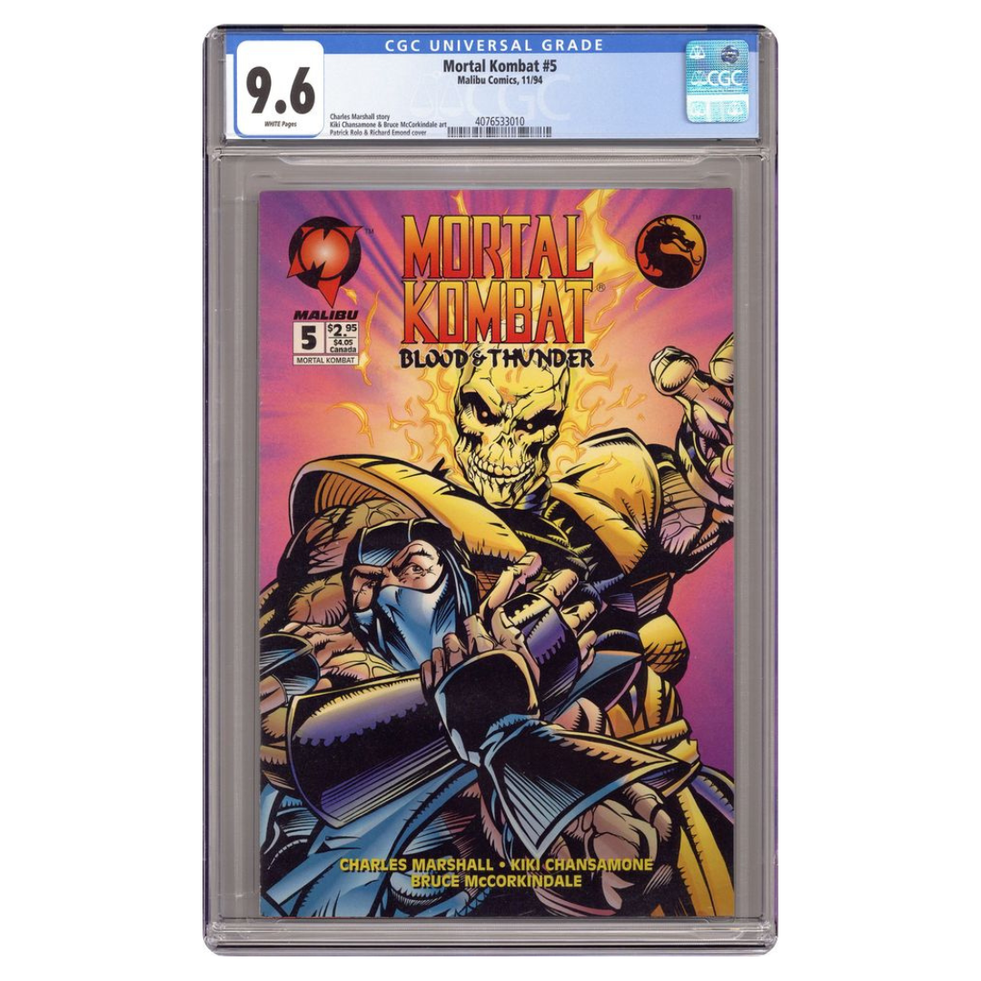 Mortal Kombat: Blood and Thunder #5 – MKII Character Debut / Outworld Chaos – CGC 9.6 – 1994 (Malibu Comics)