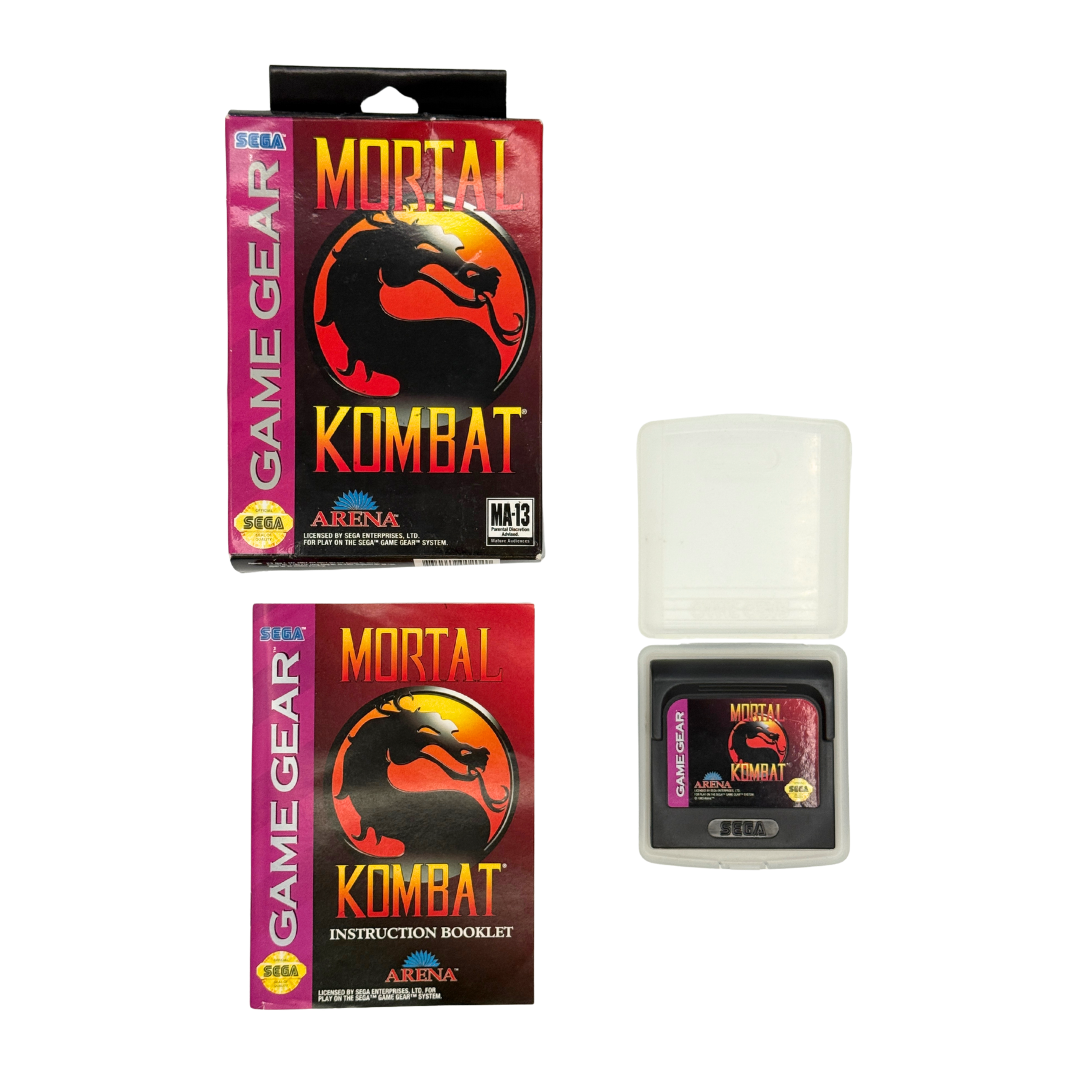 Mortal Kombat – Sega Game Gear – Complete in Box (CIB) – 1993 – Arcade Fighting Icon