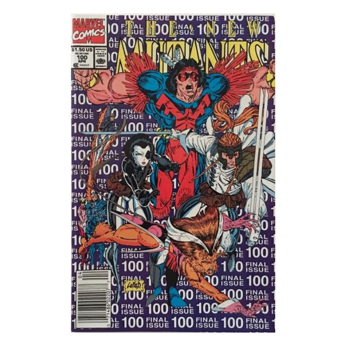 New Mutants #100 – VF/NM – Newsstand Edition – 1991 (Marvel)