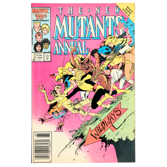 New Mutants Annual #2N – Newsstand – VF 8.0/8.5 – 1st U.S. Psylocke & Meggan (Marvel Comics, 1986)