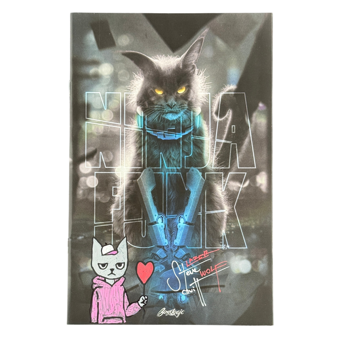 Ninja Funk #3F – NM – 1:100 Incentive – Signed & Sketched – 2023 (Whatnot)