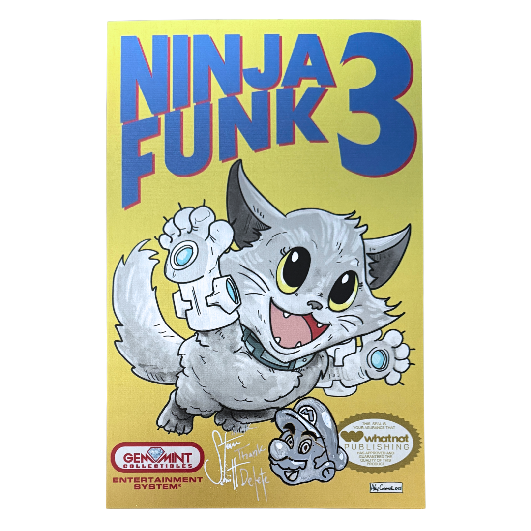 Ninja Funk #3 - Metal Cover - Super Mario 3 Homage - Remarque by Steve Schuitt