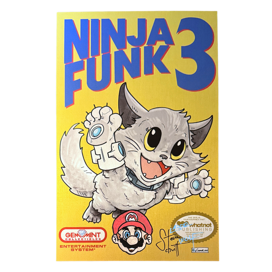 Ninja Funk #3 - Super Mario 3 Homage - Remarque by Steve Schuitt