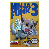Ninja Funk #3 – NM – Super Mario 3 Foil Variant – Signed with Wario Sketch – 2023 (Whatnot Publishing)