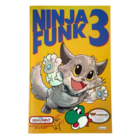 Ninja Funk #3 – NM – Super Mario 3 Foil Variant – Signed with Yoshi Sketch by Steve Schuitt – 2023 (Whatnot Publishing)