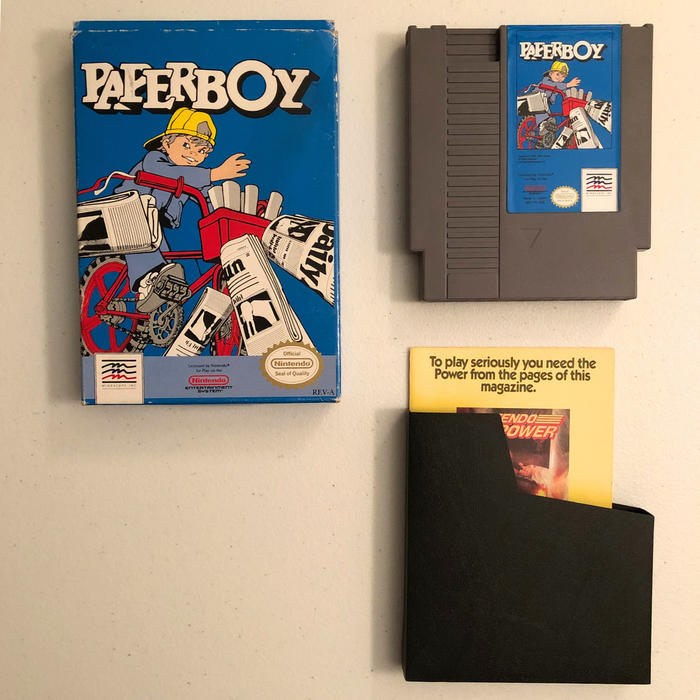 PaperBoy CIB Complete (No Manual) - Nintendo NES