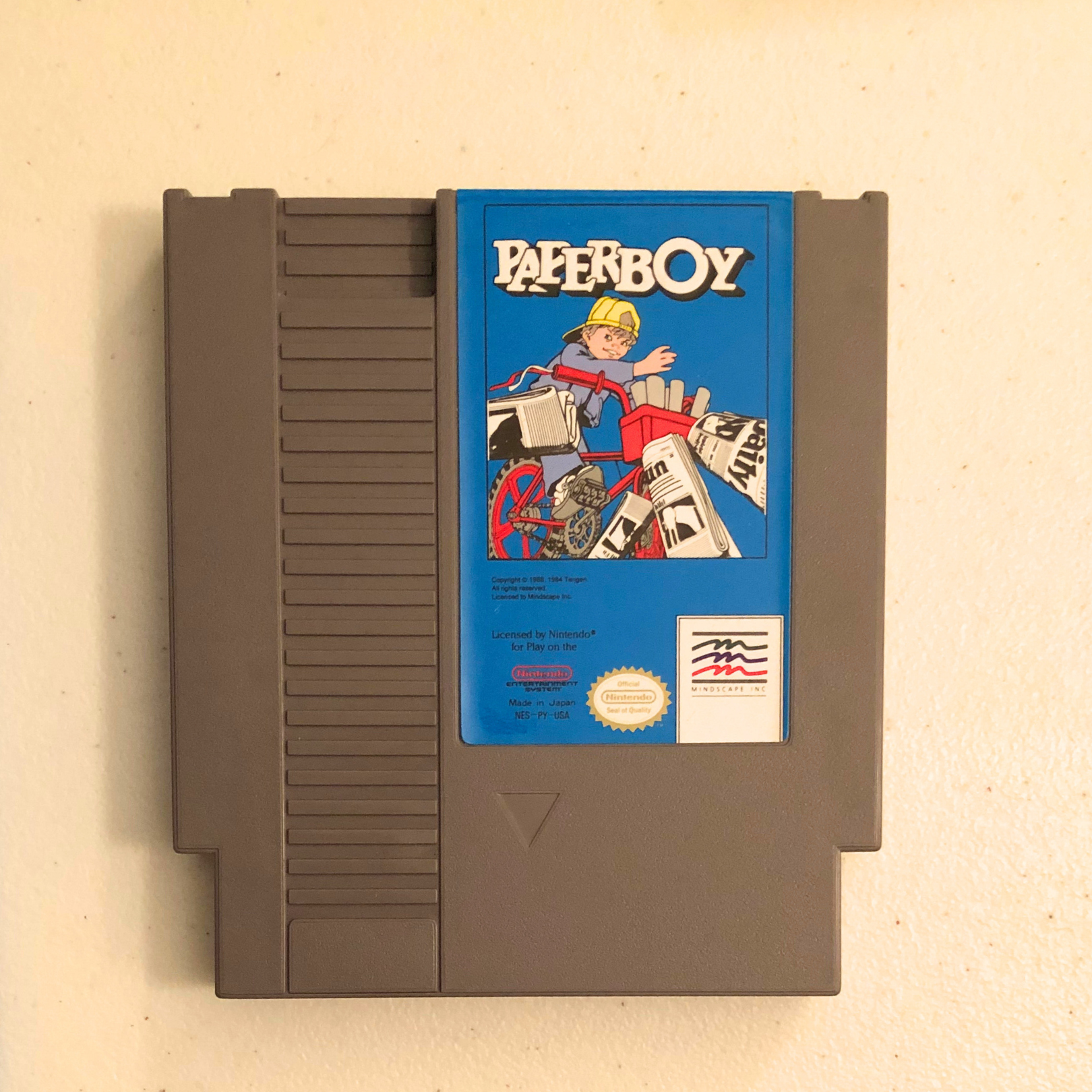 PaperBoy CIB Complete (No Manual) - Nintendo NES