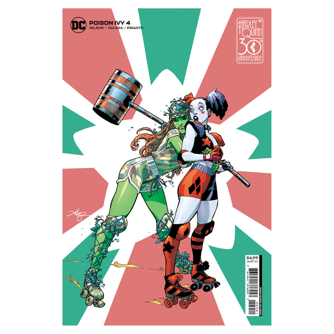 Poison Ivy #4 – Amy Reeder Harley Quinn 30th Anniversary Variant – Brand New NM – 2022 (DC Comics)