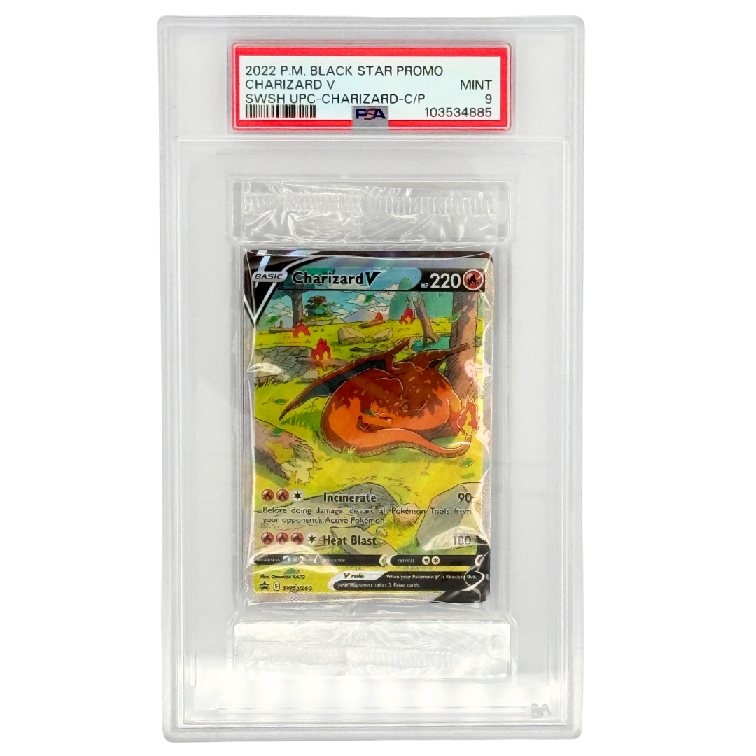Pokémon Black Star Promo Cello Pack Charizard V (2022) - MINT 9