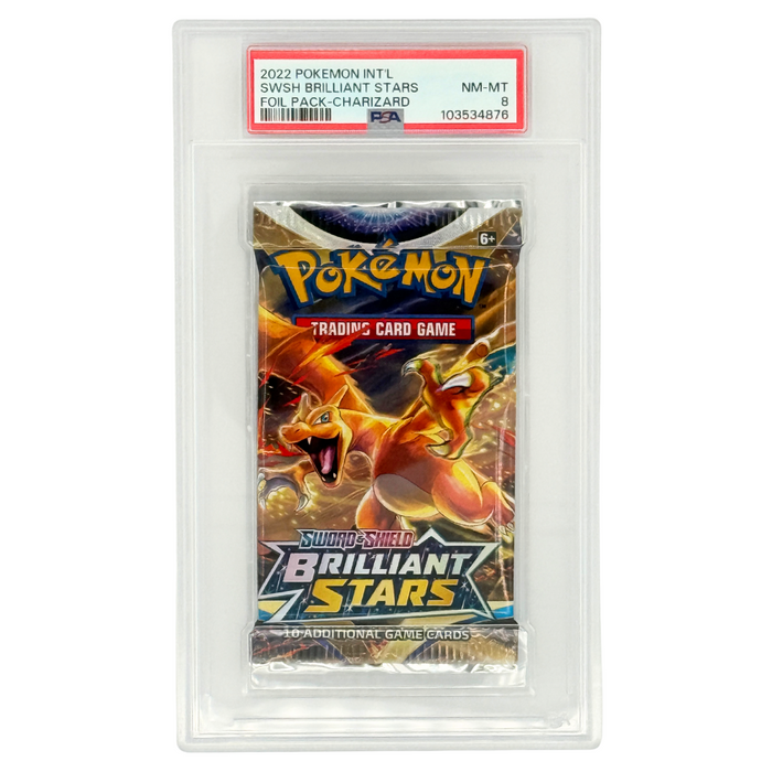 Pokémon Sword & Shield Brilliant Stars Foil Pack Charizard (2022) - NM-MT 8