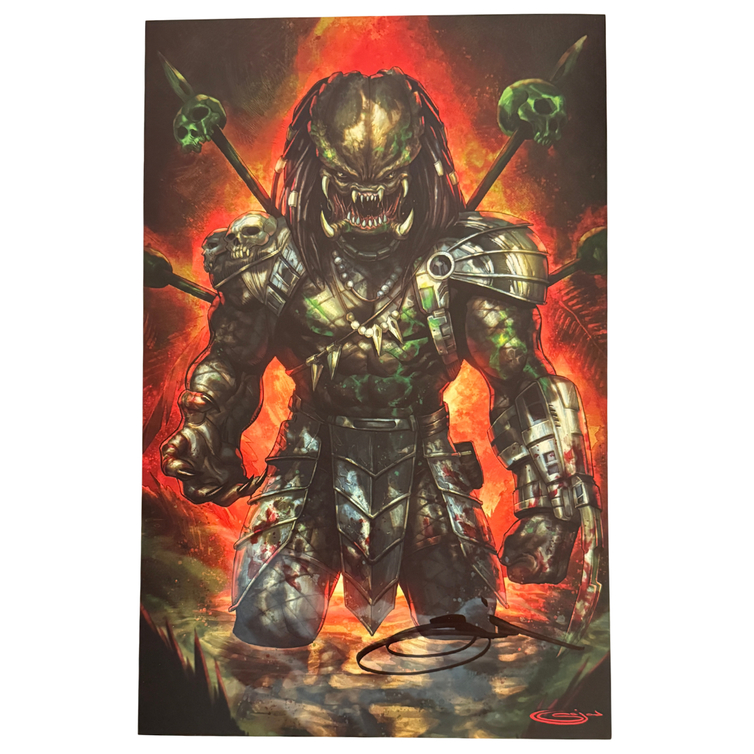 Predator – 11" x 17" Art Print – Signed by Sajad Shah – Brand New