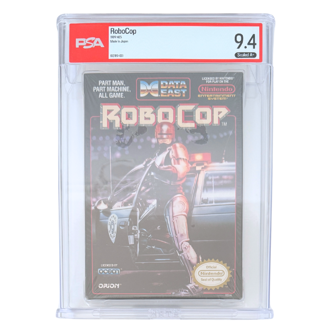 RoboCop – NES – PSA 9.4 A+ – Sealed – 1989 (Data East)