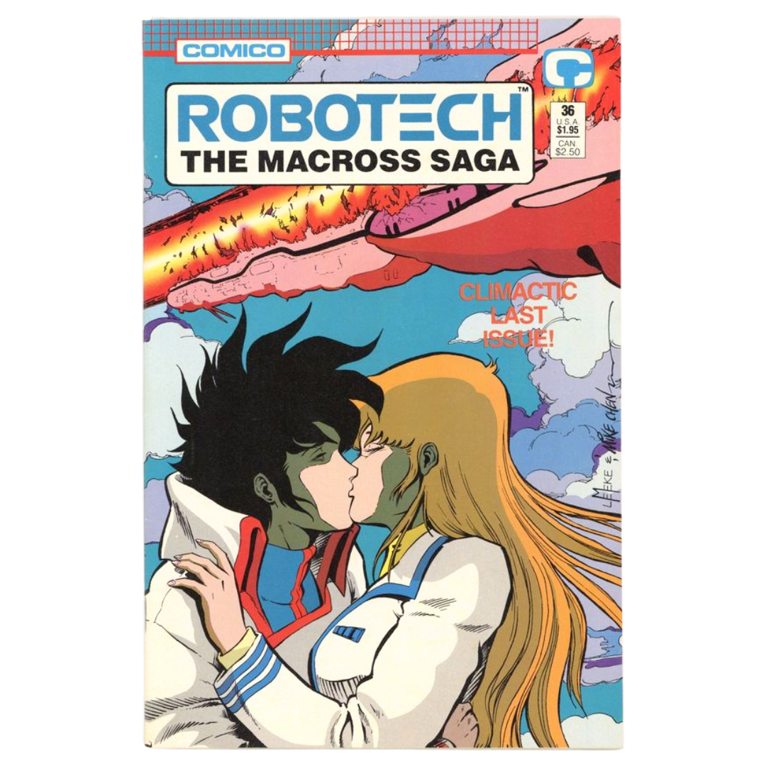 Robotech: The Macross Saga #36 – Final Issue / Wraparound Cover – FN/VF – 1989 (Comico)