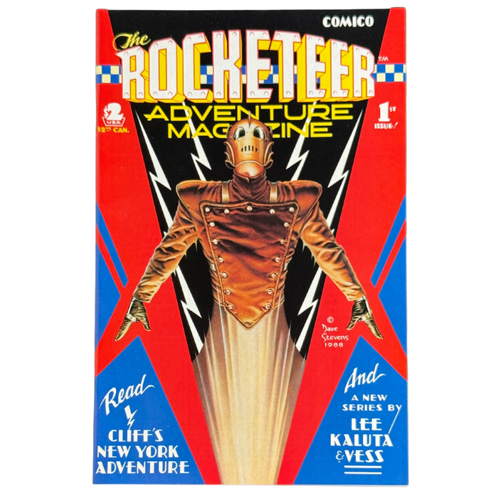 Rocketeer Adventure Magazine #1 – NM – 1988 (Comico / Dark Horse)