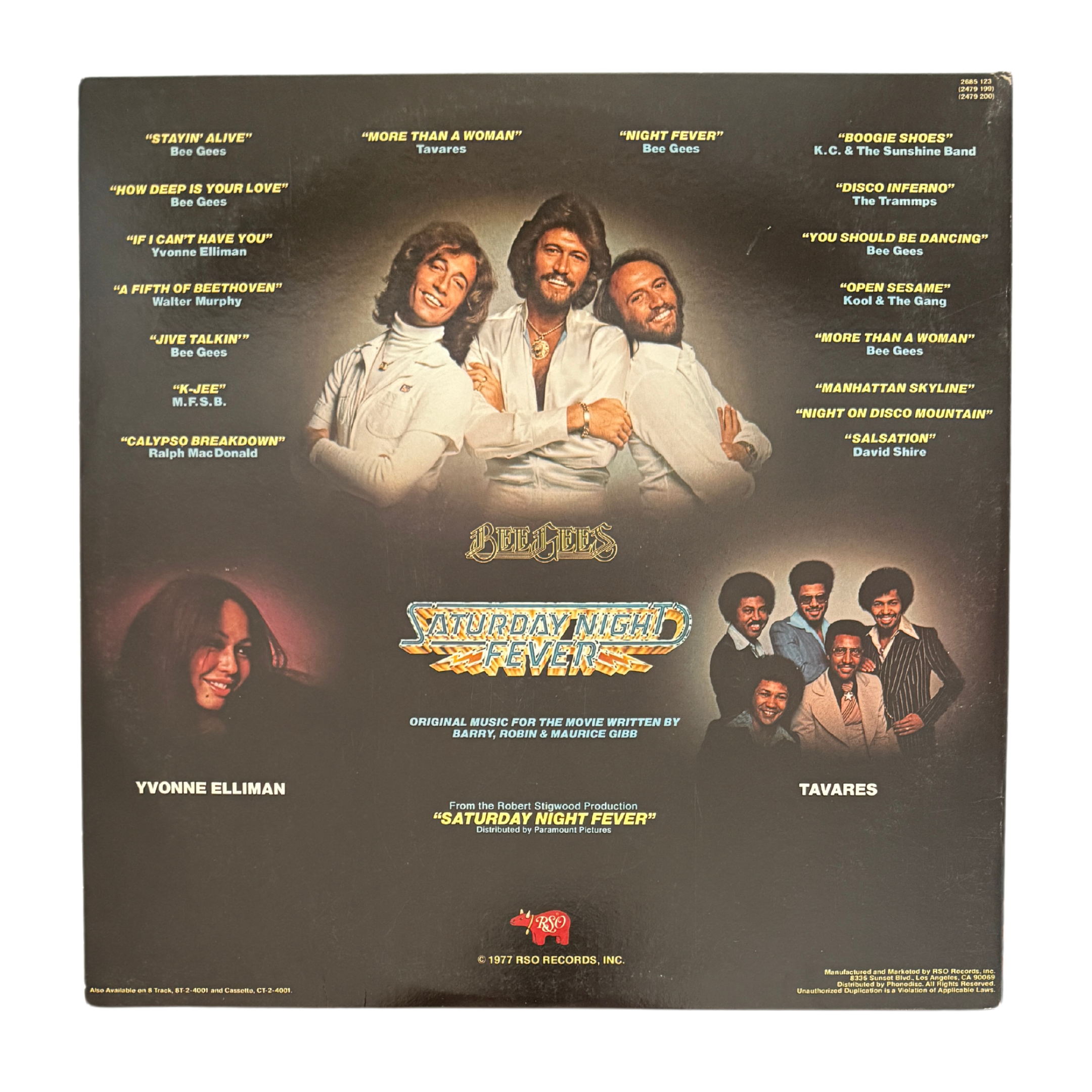 Saturday Night Fever Soundtrack RSO Records 1977 - Double Vinyl LP - Used (Collectible)