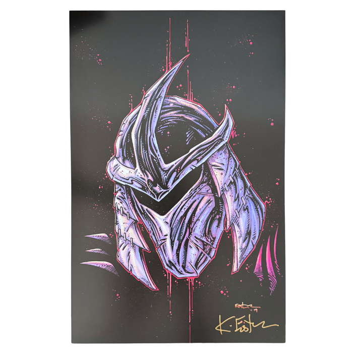Shredder – 11" x 17" Art Print – Signed by Kevin Eastman – Brand New