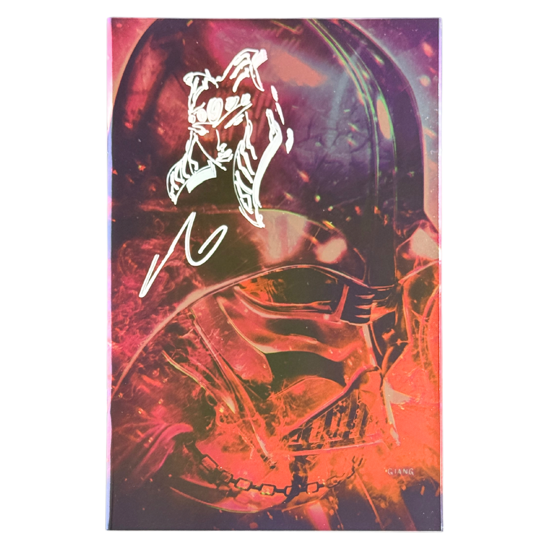 Star Wars Adventures #1 – Signed & Sketched by John Giang – Virgin Foil (Ltd 500) Exclusive – NM – 2020 (IDW Comics)